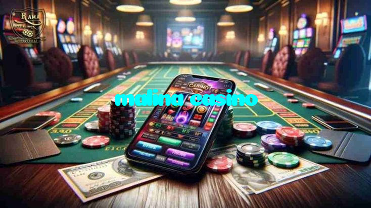 malina casino casino presented on mobile device in Pakistan with slots and live games